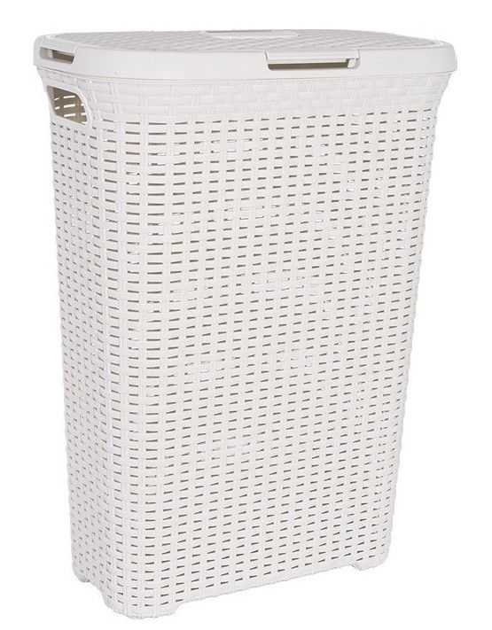 CURVER STYLE RATTAN 30461 Koš na prádlo 40 l krémová CURVER