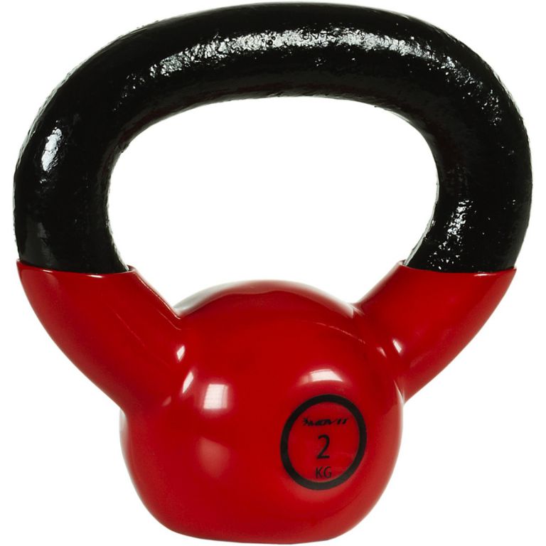 MOVIT Kettlebell 32897 Činka 2 kg s vinylovým potahem MOVIT