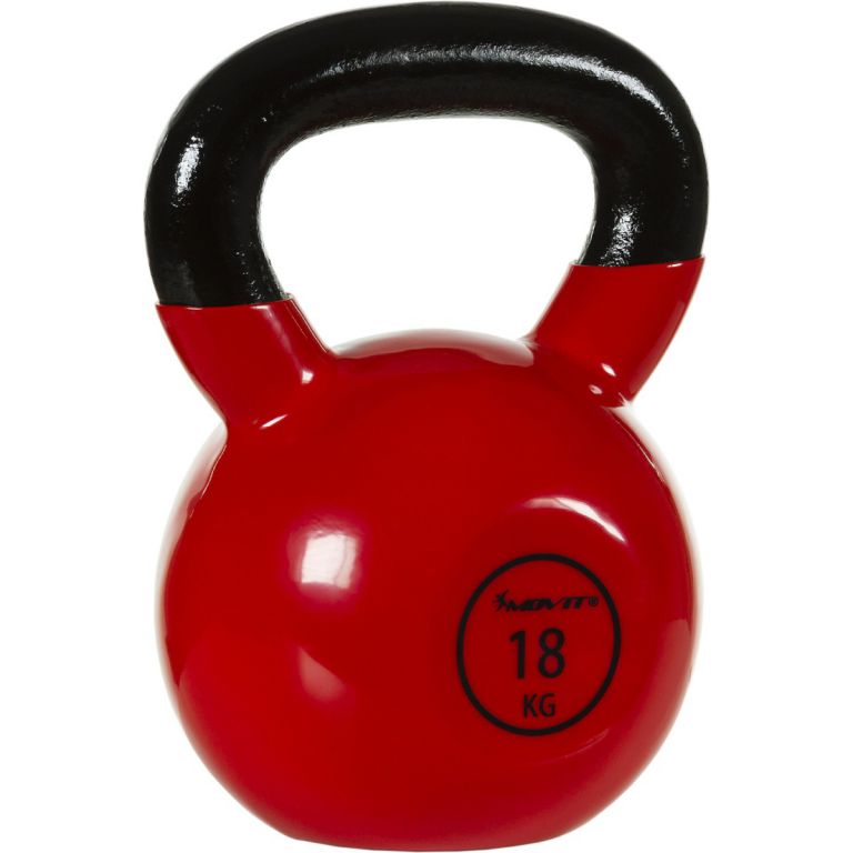 MOVIT Kettlebell 32905 Činka 18 kg s vinylovým potahem MOVIT