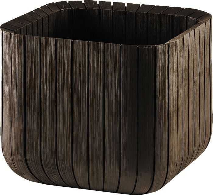 CURVER CUBE PLANTER 41419 Květináč M - hnědý Keter