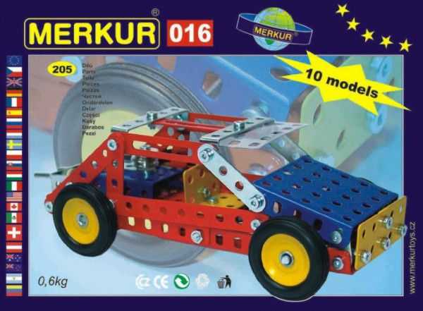 MERKUR Buggy 016 Stavebnice 10 modelů 20v krabici 26x18x5cm Teddies