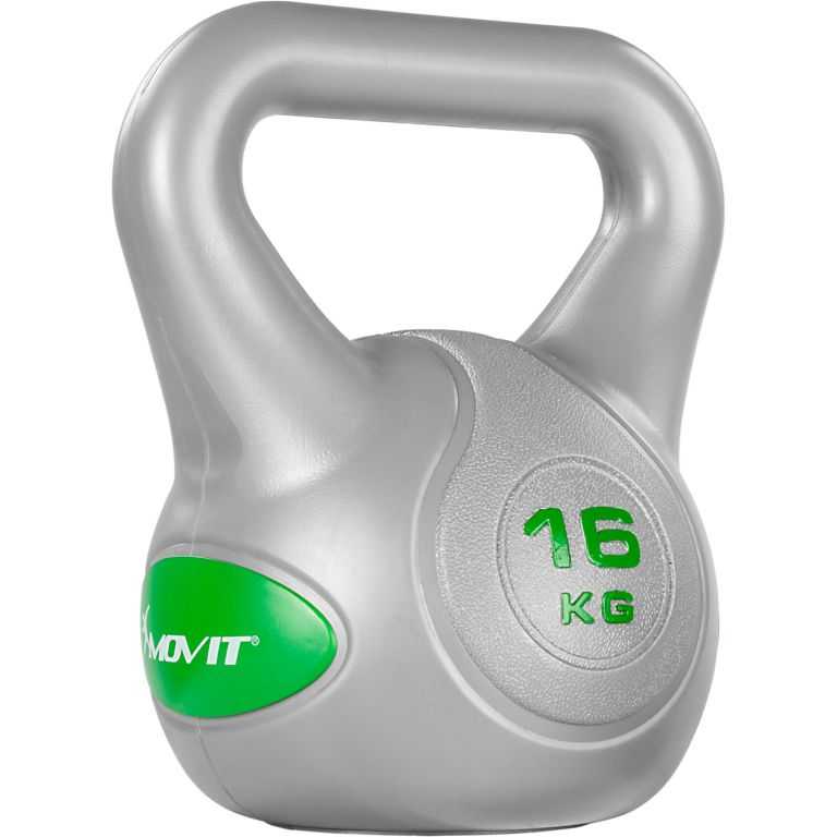 Movit Kettlebell plast/beton 16 kg MOVIT