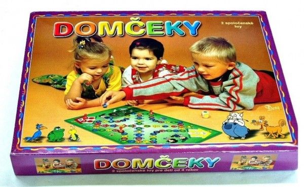 Domečky 2 společenské hry v krabici 34 x 25 x 4 cm SK verze Teddies