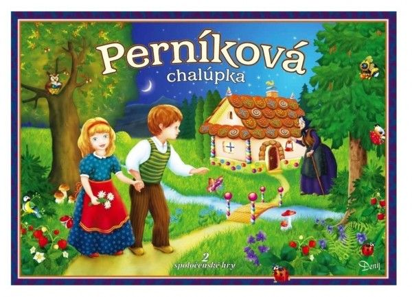 Perníková chaloupka 2 společenské hry v krabici 34x25x4cm SK verze Teddies