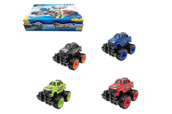 Auto terénní 4x4 plast 13x10cm na setrvačník Teddies