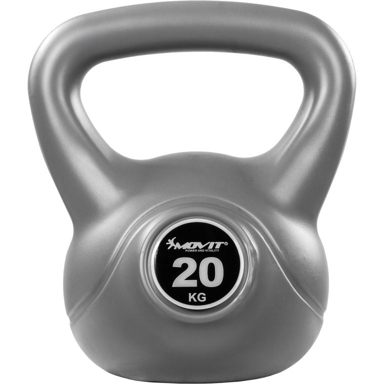 MOVIT® 20 kg Kettlebell šedá MOVIT