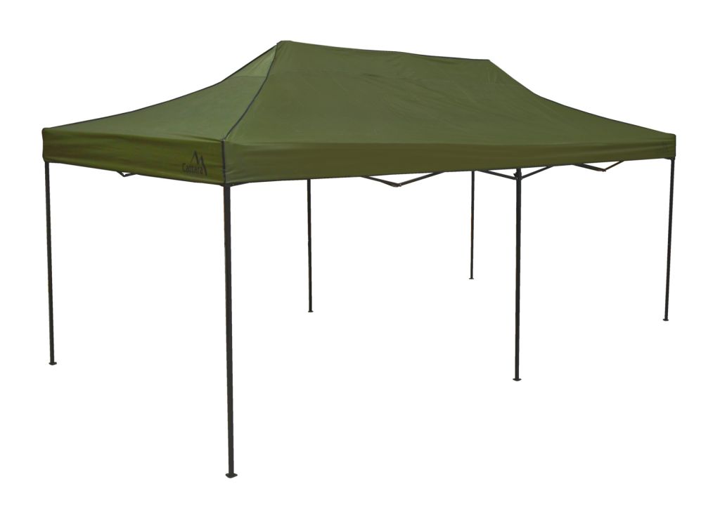 Párty stan nůžkový 3x6m zelený WATERPROOF Cattara