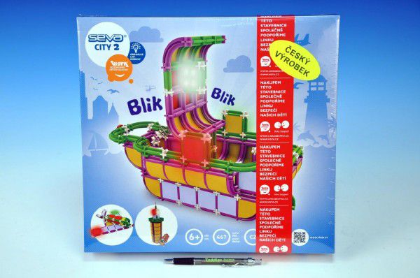 Seva City 2 Stavebnice plast v krabici 35x33x8cm Teddies