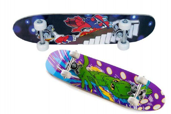 Skateboard dřevo 61x8x15cm Teddies